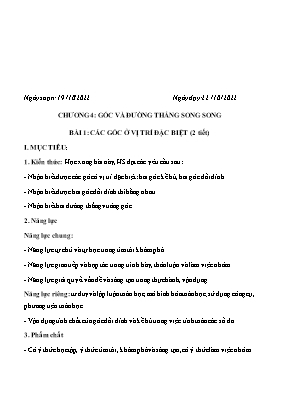 Giáo án Toán Lớp 7 - Chương trình học kì I - Năm học 2022-2023